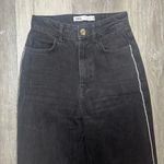 ZARA  Black High Rise Rhinestone Jeans Photo 1