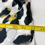 Wishlist Apparel Leopard Print Midi Skirt Satin Look Women's Size Small White Photo 10