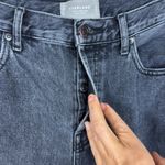Everlane ‎ The 90’s Cheeky Jeans Size 27 Ankle Button Fly Washed Black Photo 5