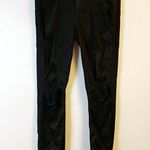 Paige Jeans Distressed Verdugo Ultra Skinny Jean Pitch Black Destructed 31 EUC Photo 3