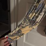 Hale Bob  Women's Paisley Print Blouse - Cream and Blue Photo 4