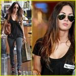 LNA  black zipper tee shirt medium Photo 1