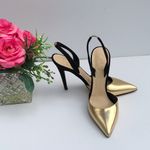 Kate Spade Gold Pointed Heels Photo 4