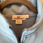 Vineyard Vines  Blue Quarter Zip Sweatshirt Top Large Photo 2