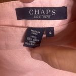 CHAPS Ralph Lauren Linen Maxi Skirt Lined Rose Pink Girly Flowy Summer Feminine Photo 4