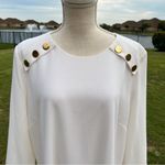 Goat Long Sleeve Cream Wool Dress Size L Photo 1