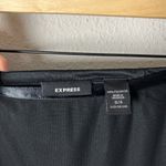 90s y2k vintage black fairy goth sheer tulle mesh lace ribbon tiered midi skirt Photo 7