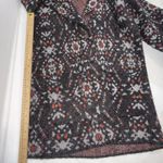 Free People  Boho Alpaca Cardigan Long Wool Blend Open Front Multicolor Aztec S Photo 8
