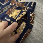 Sag Harbor  1/2 Elastic Waist Boho Midi Skirt Geometric Print Peasant Indie Large Photo 7