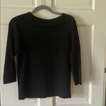 David Brooks Elegant Black Long Sleeve Tee Size L Photo 5