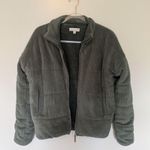 PJ Salvage Loungewear Stay Cozy Jacket Sage Green XS Photo 13