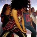 Zumba • All Night Metallic Capri Leggings cropped gold foil medallion print Photo 10