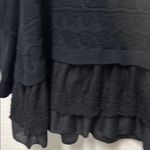 Simply Couture  Black Knit Sweater with Layered Hem 2X/3X Photo 10
