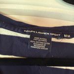Ralph Lauren  Women's Navy and White Striped Top Photo 1