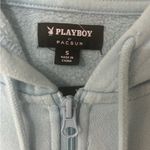 Playboy  Sky Blue Casual Hoodie Photo 2
