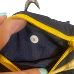 Lululemon  Navy Blue & Yellow Run Inspire Crop II Capri Leggings Women Sz 4 Photo 7