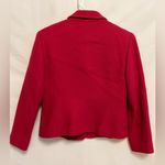 Lafayette 148  Raspberry Wool Woven 3 Button Blazer‎ Size 10P Photo 3