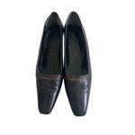 ROBERT CLERGERIE Vintage Brown Leather Kitten Heels Size 7.5 Photo 1