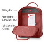 Fjallraven Mini Kanken Backpack Water Resistant DAHLIA Red Photo 6