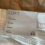 Talbots Curvy Mid Rise Skinny Jeans in White Photo 2