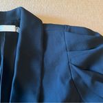 Ramy Brook  Albie Jacket, black, dramatic shoulder detail, button closure, sz 0 Photo 6