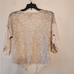 Daytrip  tan lace back top size womens small Photo 2