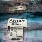 Ariat  Real Womens Relaxed Long Sleeve Button Up Shirt Size Large Cowgirl Photo 3