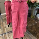 Princess Polly Pink Cargo Stretch Pants Photo 1