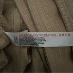 Free People Beach High Waisted Trouser Shorts Size Medium FP Beach Linen Elastic Photo 3