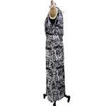 Dress Barn NWT  Black/White Polyester Maxi Dress Sz 14 P Photo 1