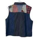 Koret City Blues Vintage Patchwork Vest(Size Large) Blue Photo 2