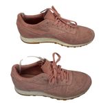 Reebok Classic Leather Sneakers Pink Suede Snake Emboss Women US 7 EU 37.5 Mauve Photo 7