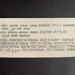 ZARA  NWT Skinny High Rise Gold Clasp Belted Cotton Trouser Pants Photo 4