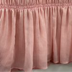 Jason Wu Pink Smocked Chiffon Top Women’s Size 6 Short Sleeve Lightweight Photo 6