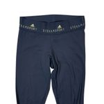 Adidas  Stella McCartney Gray High Rise Zip Ankle Leggings Athleisure Running S Photo 1