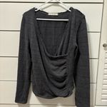Free People Like a Boss Surplice Faux Wrap Long Sleeve Top Photo 2