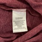 Z Supply  Womens Lake Triblend Heather Wrap Tie Waist Tee‎ Dress Burgundy Medium Photo 5