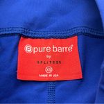 Pure Barre PURE‎ BARRE Splits59 Womens Size XS Leggings Blue Lycra Stretch Ribbed Leg NEW Photo 1