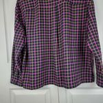 Madewell  Button Up Plaid Flannel Shirt Boxy Loose Fit Crop Top Blouse Size M Photo 11