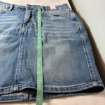 Judy Blue NWT Denim Tummy Control High Waist Skirt Size 1XL Blue Photo 7