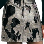 Free People Skinny Sequin Mini Skirt/Camo Print Photo 3