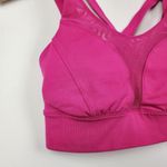Lululemon Oxygen Sport Bra Magenta Pink Fuchsia Mesh Lace Criss-Cross Strap 6 Photo 11
