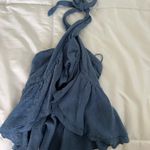 HYFVE  Twist Front Open Blouse Blue  Photo 0