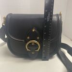 Coach Beat Saddle Bag Glovetanned Leather Crossbody 7X2.25X9 Black SEE DESCRIPTI Photo 8