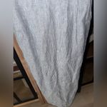 Quince NEW  100% European Linen Scoop Neck Midi Dress pinstripe adjustable straps Photo 6