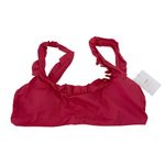 ANDIE Swim The Hydra Ruffle Bikini Top Rosette Pink Size Large NEW with Tags! Photo 3