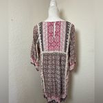 Sundance Mini Dress Womens Floral Patchwork Print Boho Flowy Petite Large Photo 4