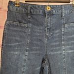 Altar'd State DARK WASH FLARE FRONT SEAM BOHEMIAN 70S STYLE JEANS 27 Photo 2