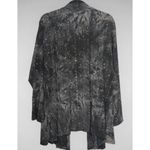 Avenue NWT  Smokey Gray Satiny Multicolor Sequins Embroidery Jazzy Cardigan 22/24 Photo 1