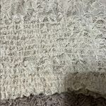 Body Central Cream Smocked Cap Sleeve Blouse Photo 1